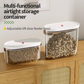 Food Storage Containers with Lids, Food Storage Containers, BPA-Free Stackable Kitchen Pantry Organizers and Storage, One Button Opening Flour and Sugar Container Sets (3L）