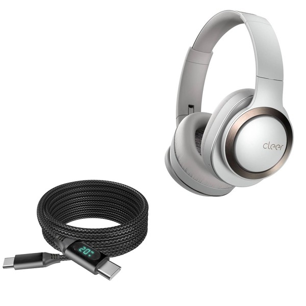 BoxWave Cable Compatible with Cleer Enduro ANC - PowerDisplay PD