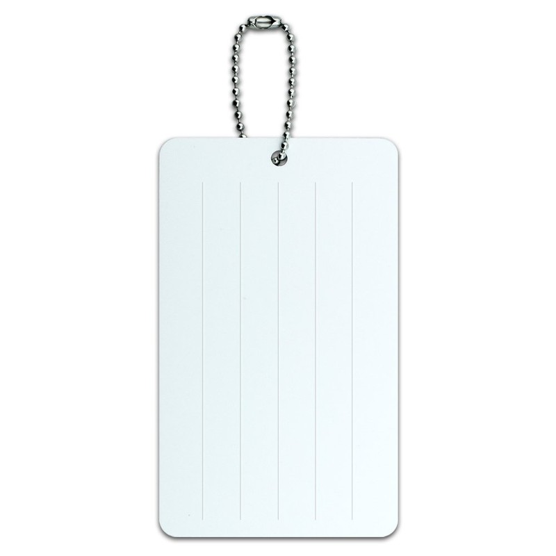 Makeup Brushes Pattern Luggage Card Suitcase Carry-On ID Tag