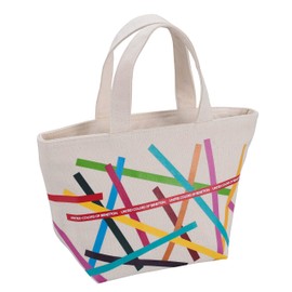 Pearl Metal UY-6019 Mini Tote Cooler Bag, Striped, Width 12.2 x Depth 6.9 x Height 6.3 inches (31 x 17 x 12.5 x 16 cm), Benetton