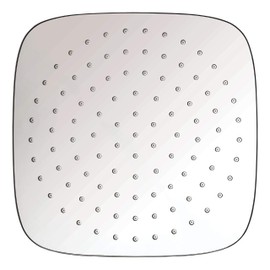 aquaSu aquaSu? Kopfbrause Oliva mit 1 Strahlart | eckig | chrom | 25 x 25 cm Sprayplatte | mit Kugelgelenk | Antikalk-Noppen | Standard-Gewinde: 1/2 | Wellness-Regendusche | 72277 3