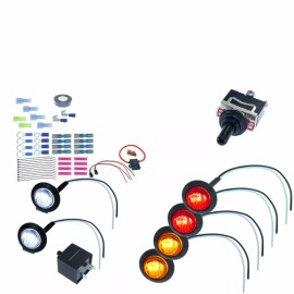 MCSADVENTURES Universal Turn Signal Light Kit For All SXS ATV UTV With Toggle Switch Indicator