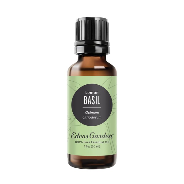 Edens Garden Basil- Lemon Essential Oil, 100% Pure Therapeutic Grade (Undiluted Natural/Homeopathic Aromatherapy Scented Essential Oil Singles) 30 ml