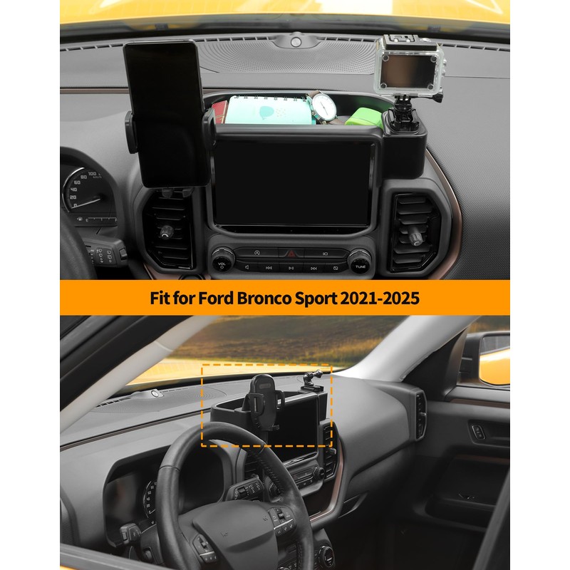 Hoolcar Dash Mount Cell Phone Holder Center Console Dash Tray