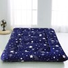 MAXYOYO Navy Starry Sky Japanese Futon Mattress, Tatami Mat Portable
