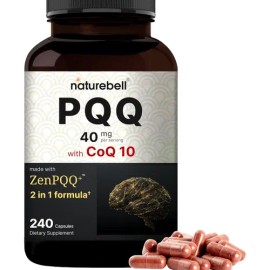 Pqq + Coq10 Corazón Fuerte Y Mente Clara 240 Caps Americano