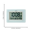 Seiko Yanai Bedroom Alarm/Wall Clock, Light Blue