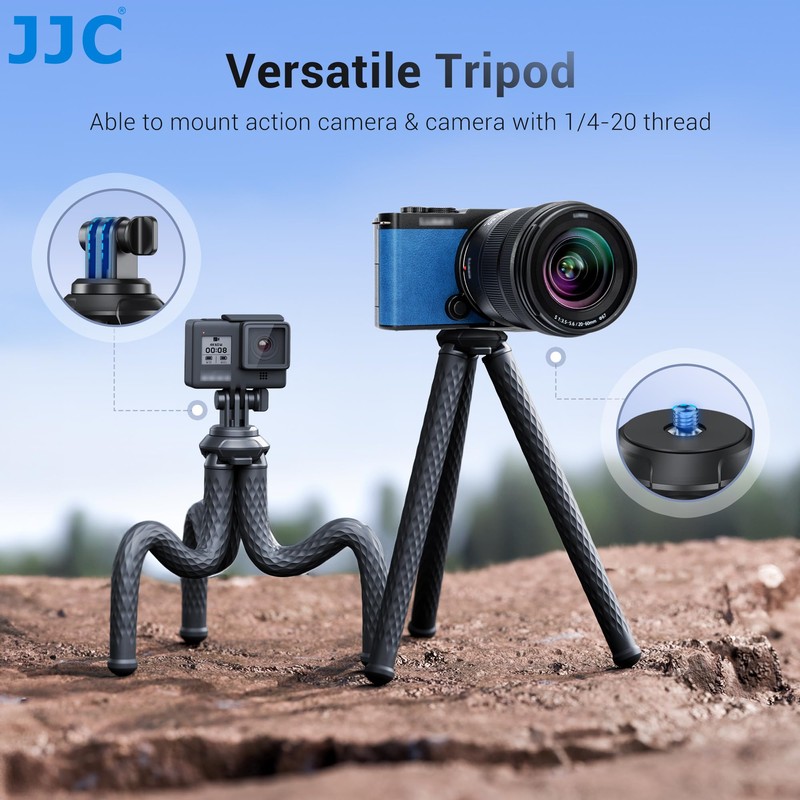 JJC Magnetic Flexible Tripod for Smartphones Action Camera & Compact