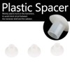 100Pcs Transistor Washer Insulated Plastic Spacer Bushing Washers (TW-10 (100pcs))