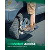 SCITOO Adjustable Folding Tire Step with Raised Texture Non-Slip Design