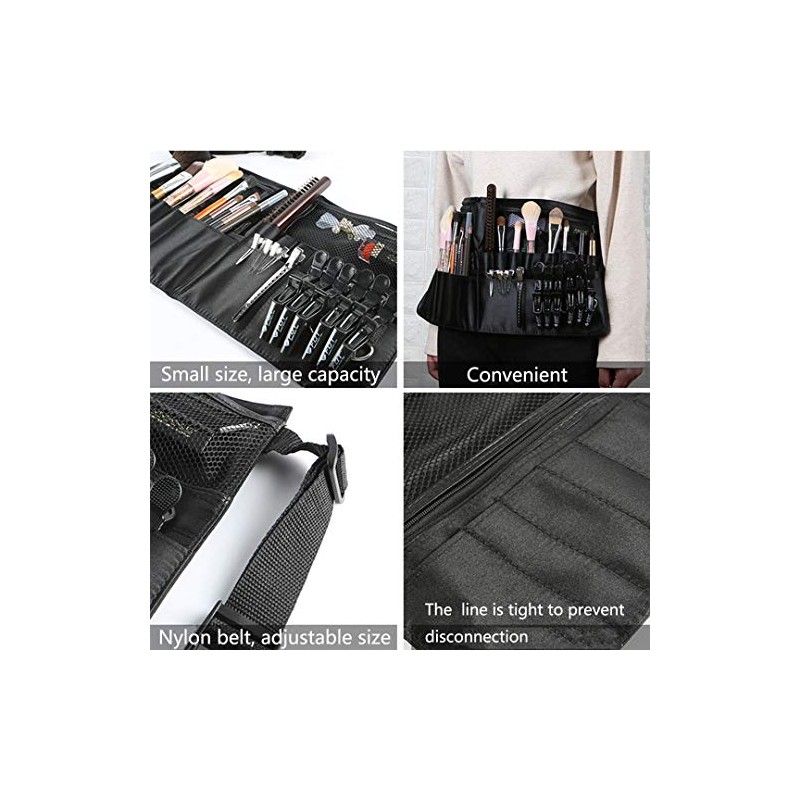ONEGenug Makeup Brush Bag,Makeup Artist Tool Storage Bag Cosmetic Brush