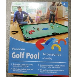 Hearthsong Wooden Golf Pool Accessories