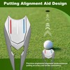 Golf Divot Repair Tool with Magnetic Golf Ball Marker, Putting