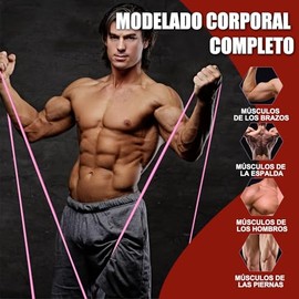 2PCS Ligas De Resistencia, Bandas De Resistencia Figura 8, Bandas Elásticas para El Entrenamiento De Yoga o Pilates