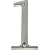 Distinctions 843321 Brushed Nickel Flush-Mount 4-Inch House Number 1