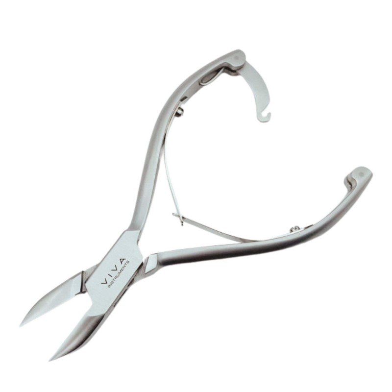 Precision Cut Chiropodist Toenail Clippers - Heavy-Duty Concaved Blades for