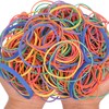 Rubber Bands Assorted Size 0.4bl Colourful Rubber Bands Office Supplies
