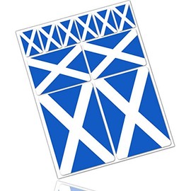 Biomar Labs® 10 x Vinyl Stickers Set Decals Scotland Scottish National Flag Car Motorcycle Helmet D 35