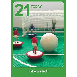 Subbuteo 21st Birthday Card