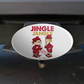 GRAPHICS & MORE Year Without a Santa Claus Jingle Jangle Oval Tow Hitch Cover Trailer Plug Insert 2"
