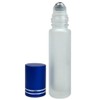 Beauticom® Glass 10ml ~ 1/3 oz Roller Bottles with Metal