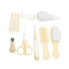 8pcs Convenient Daily Baby Nail Clipper Scissors Hair Brush Comb