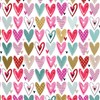 Jillson Roberts Valentine Gift Wrapping Paper, Pretty Hearts (8 Rolls