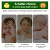 OUDQFCJ 5pcs Baby Bath Sponge Kids Shower Sponge Cartoon Shape