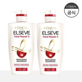 L'Oreal 2 Total Repair 5 Shampoo 410ml / 로레알 2개 토탈리페어5 샴푸 410ml