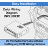 Wire Harness Replacement for Boss Car Radio 20 Pin BV9979B