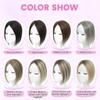 YAMI Hair Toppers for Women Fluffy Human Hair Topper 10inch