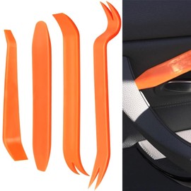 4Pcs Trim Removal Tools, Car Trim Removal Pry Tool,Trim Removal Tool Kit for Car Panel Dash Radio Interior AccessoriesSet,Auto Plastic Removal Pry Tools,Car Panel Dash Accessories Removal Tool Kit