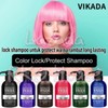 (ASH GREY)VIKADA lock Colour Shampoo 300ml (Hair Color Shampoo) lock