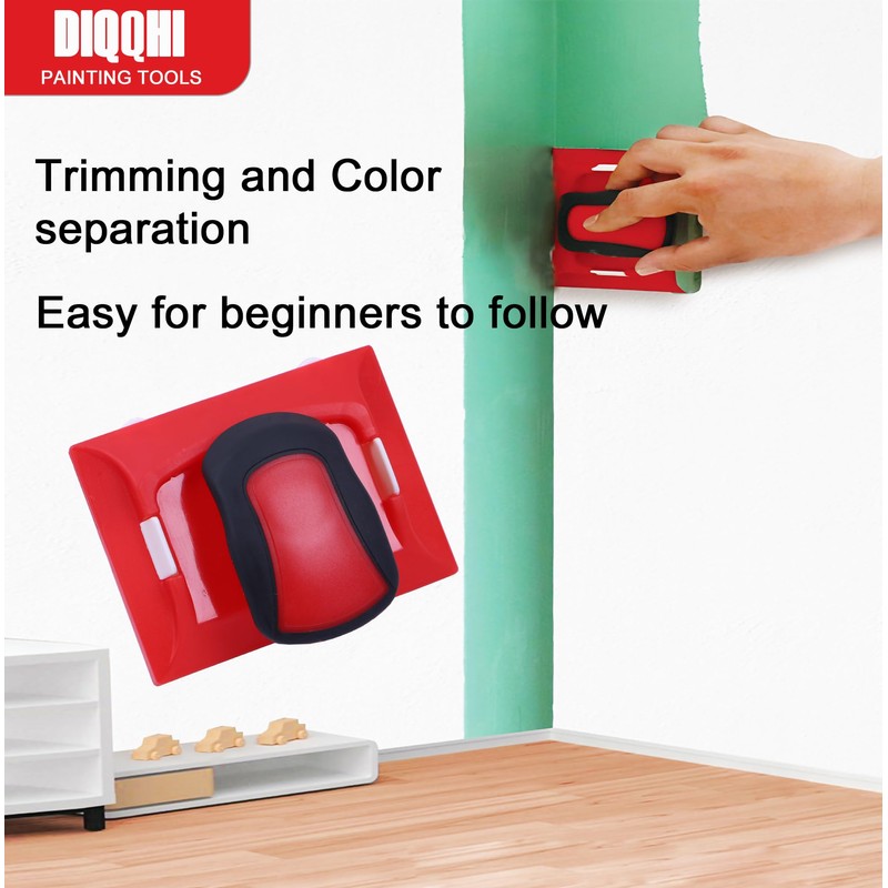 DIQQHI Paint Edger Trimmer with 2 Replacement Pads | Paint
