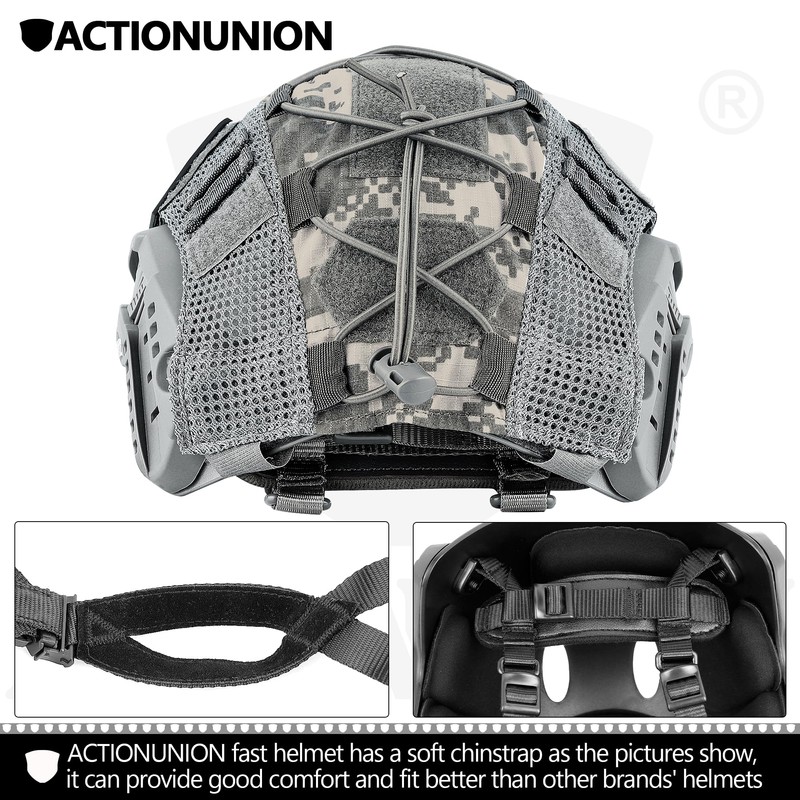 ACTIONUNION Airsoft Helmet Basic Set PJ Type Tactical Paintball Helmet