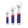 WORKPRO WORKPRO Adjustable Spanner Set 3-Piece, Metric and SAE Wrench