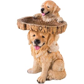 Garden Bird Bath Bowl,Bird Bath for Garden,Bird Shower Stump,Birdbath Resin Sculpture,Creative Animal Sculpture,for Park Attracting Birds Lawn Outdoor