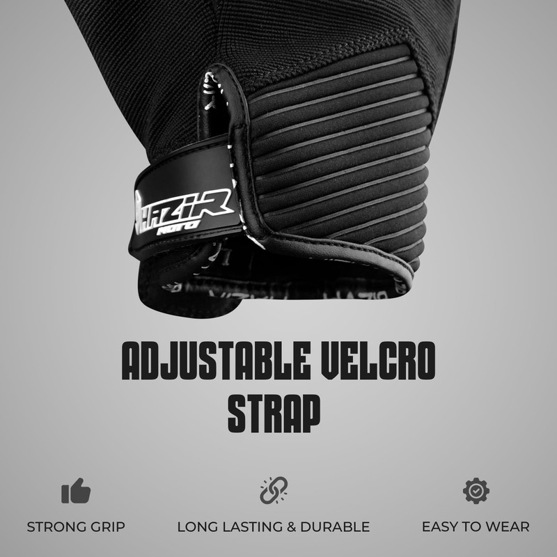 Winter Motorcycle Gloves Men Waterproof Touchscreen Windproof with Hipora Waterproof