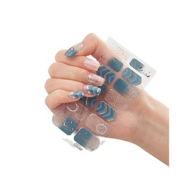 14Pcs Pink Galaxy Stars Glitter Spot Negative Space Nail Wrap Sticker Dq3 067 Nail Wraps Stickers Manicure Supplies for Women Nails Full Long Lasting Easy Apply and Remove