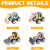 Afenau Sand Toy Vehicles, Pack of 4 Sandpit Vehicles with