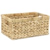 Wicker Baskets, Rattan Woven Baskets, Water Hyacinth Baskets for Organizing,