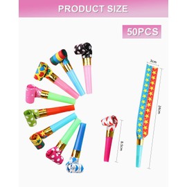GAJUS Pack of 50 Children's Birthday Party Toys, Children's Birthday Party Rods, Children's Toys, for Parties, Birthday Parties, Festive Occasions, Children's Party