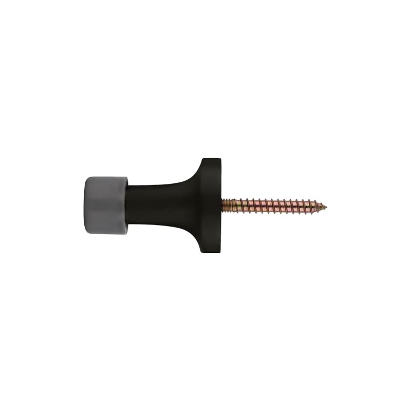 Deltana BDS125U10B Solid Brass 1 1/2-Inch Baseboard Door Bumper