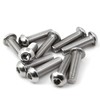 (Pack of 40) M4 x 45 mm Rounded Head Screws