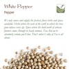 White Pepper Peppercorns Whole - White Peppercorn Spice 100g
