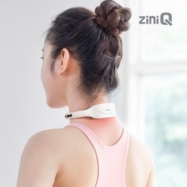 Genie Q GeniQ ZQ-300MB Portable Foldable Low-Frequency 15-Level Neck Massager Neck Massager - ZQ-300MB(White) / 지니큐 ZQ-300MB 휴대용 접이식 저주파 15단계 목마사지기 목안마기 - ZQ-300MB(화이트)