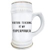 Virtual Teaching - Beer Stein Mug 22oz Ceramic Drinkware -