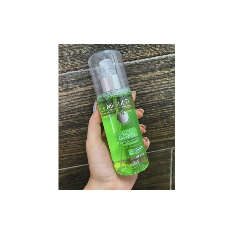 Loción Facial Miguett Raíces Silvestres Piel Grasa 150ml Control Brillo