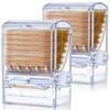 Tessco for you 4 Pieces Toothpick Dispenser Creative Clear Knob
