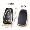 Gematay for Chevy Key Fob Cover with Keychain, Key Shell